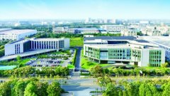 南京江北新区智能制制财产园“空铁竞速…